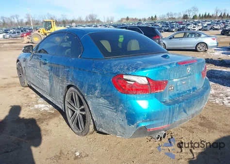 2018 BMW 430I z USA, uszkodzony, nr VIN WBA4Z1C52JEC73479